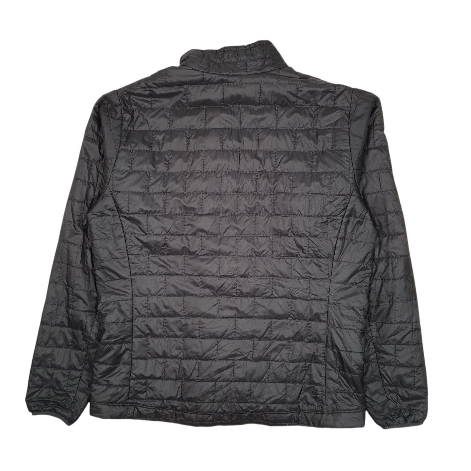 Mens Grey Patagonia Nano Puff Crewneck Coat