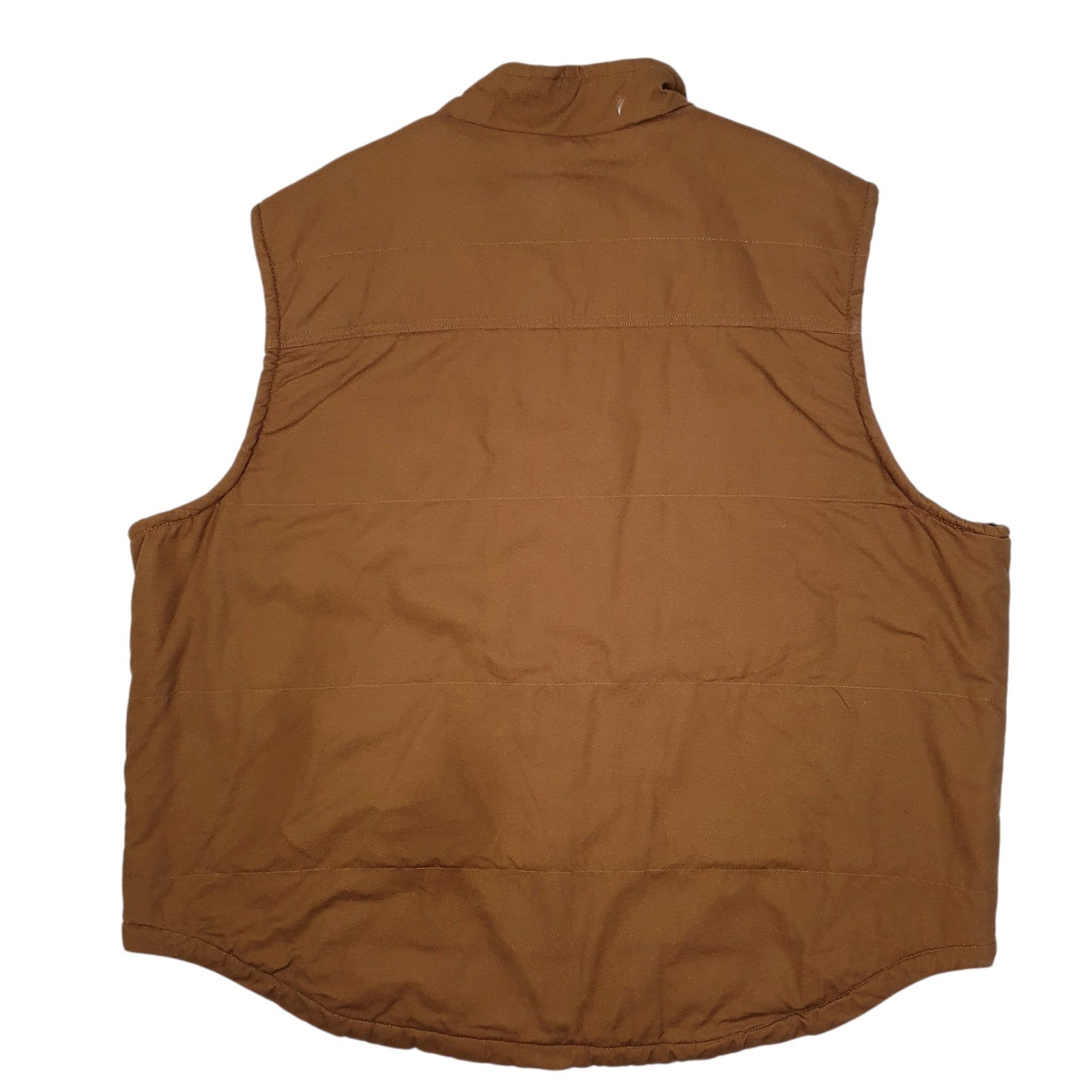 Mens Brown Lee Sherpa Lined Workwear Vest  Coat