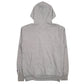 Mens Grey Champion Hooded Quarter Zip Jumper