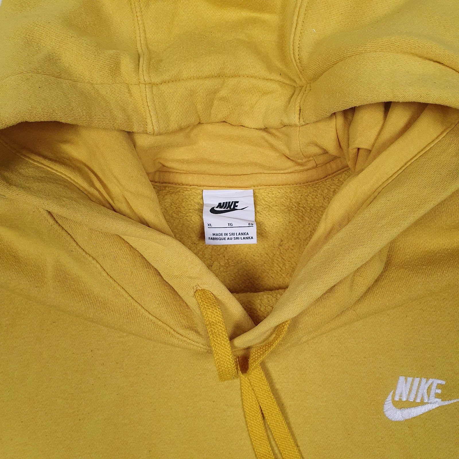 Mens Yellow Nike  Hoodie Jumper