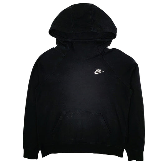 Mens Black Nike Turtle Neck Hoodie Jumper