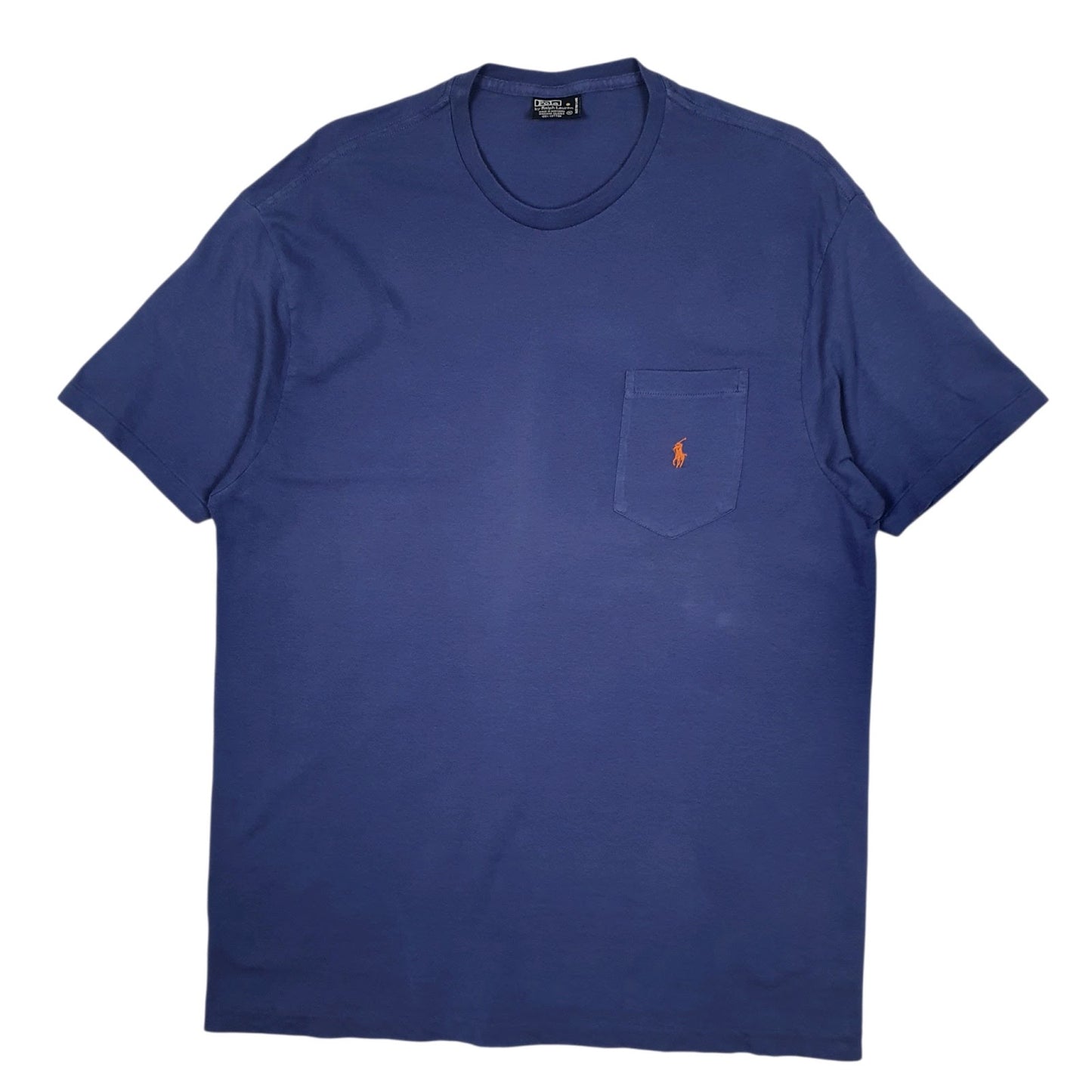 Mens Navy Polo Ralph Lauren Vintage 90s Short Sleeve T Shirt