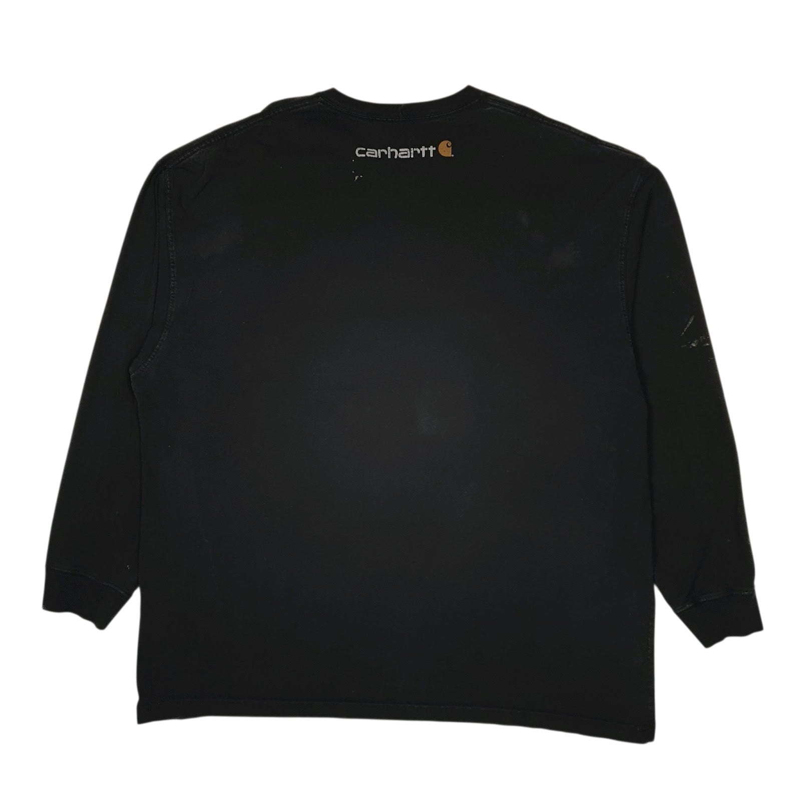 Mens Black Carhartt   T Shirt