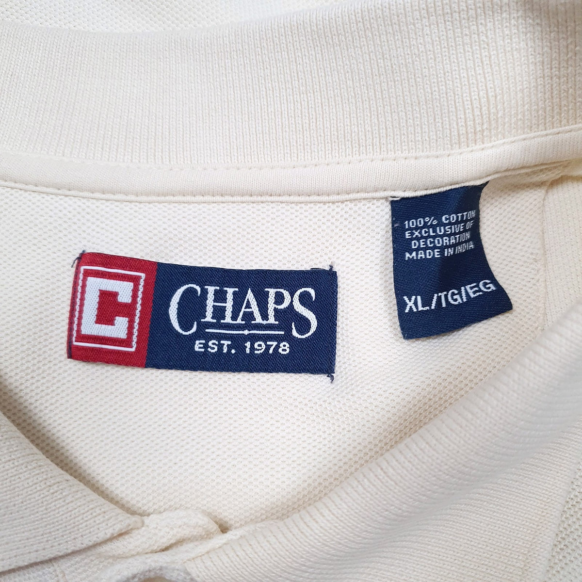 Mens Yellow Chaps   Polo Shirt