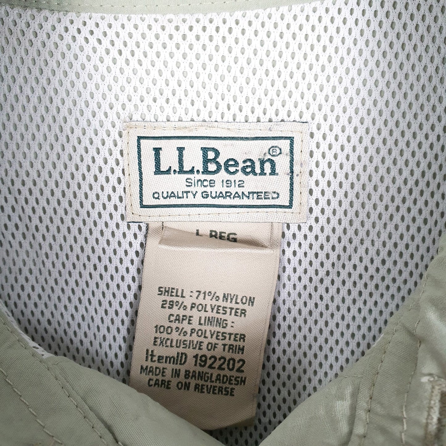 Mens Green L.L.Bean   Shirt