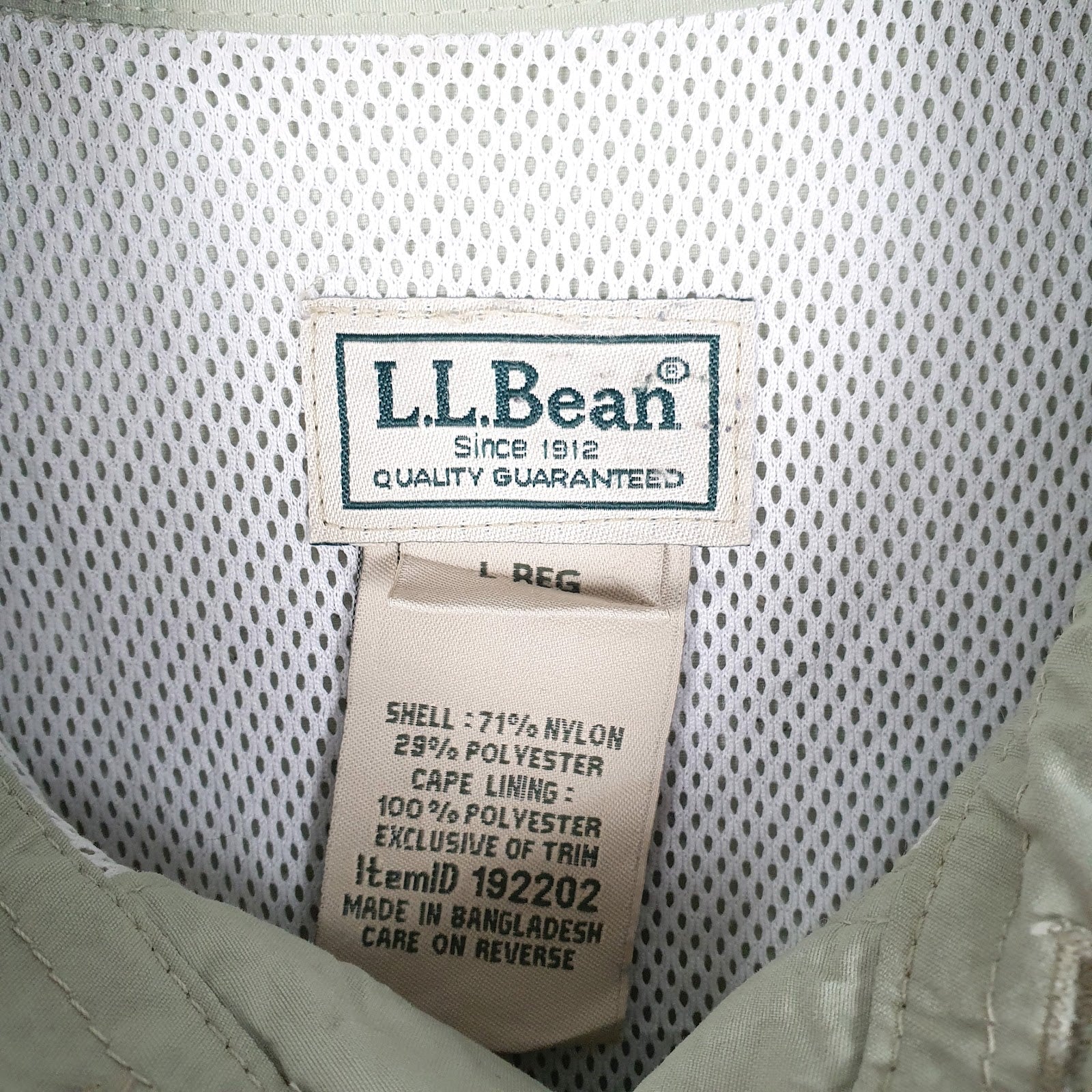 Mens Green L.L.Bean   Shirt