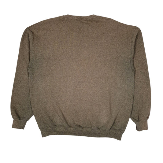 Mens Brown Lee Surry Power Station Crewneck Jumper
