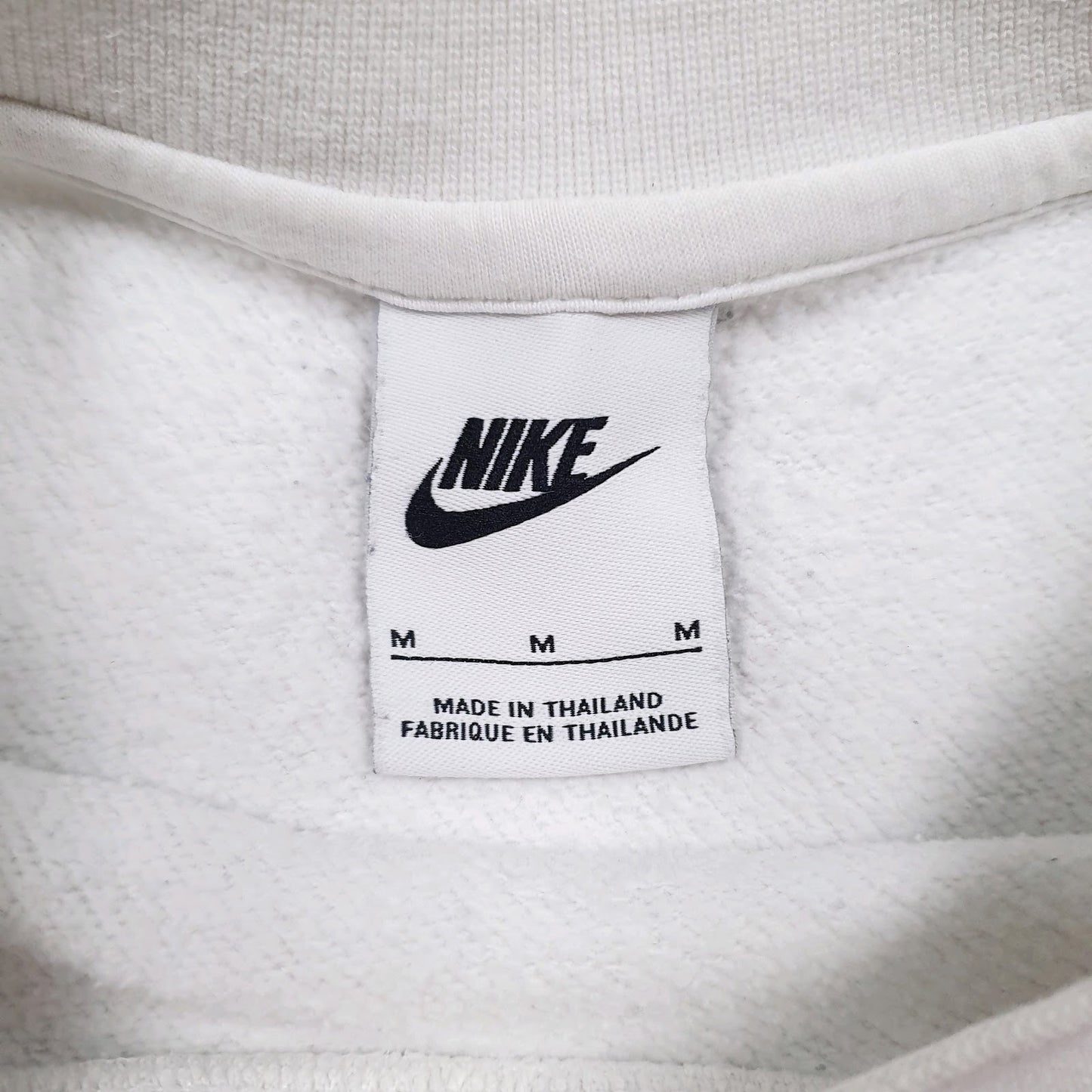 Mens White Nike  Crewneck Jumper