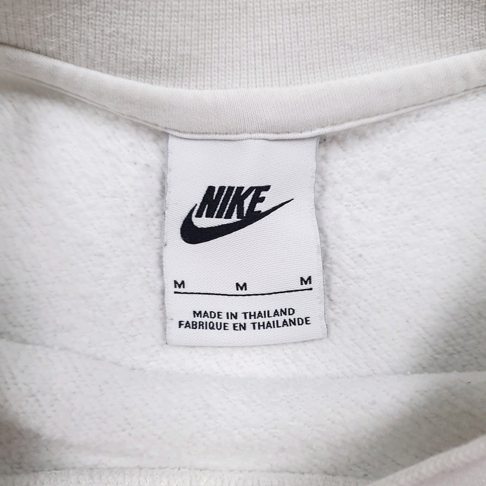 Mens White Nike  Crewneck Jumper