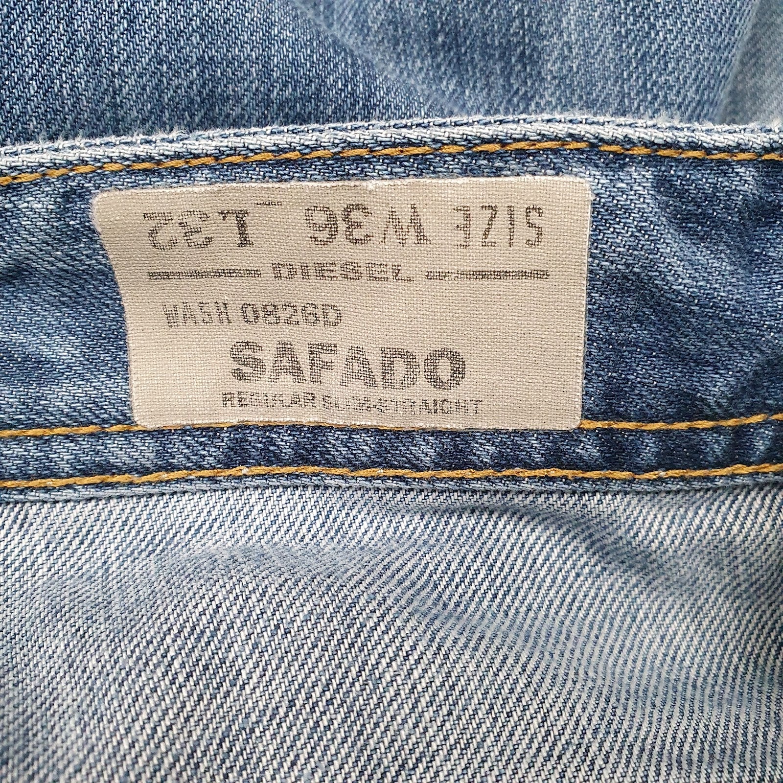 Mens Blue Diesel Industry   Jeans