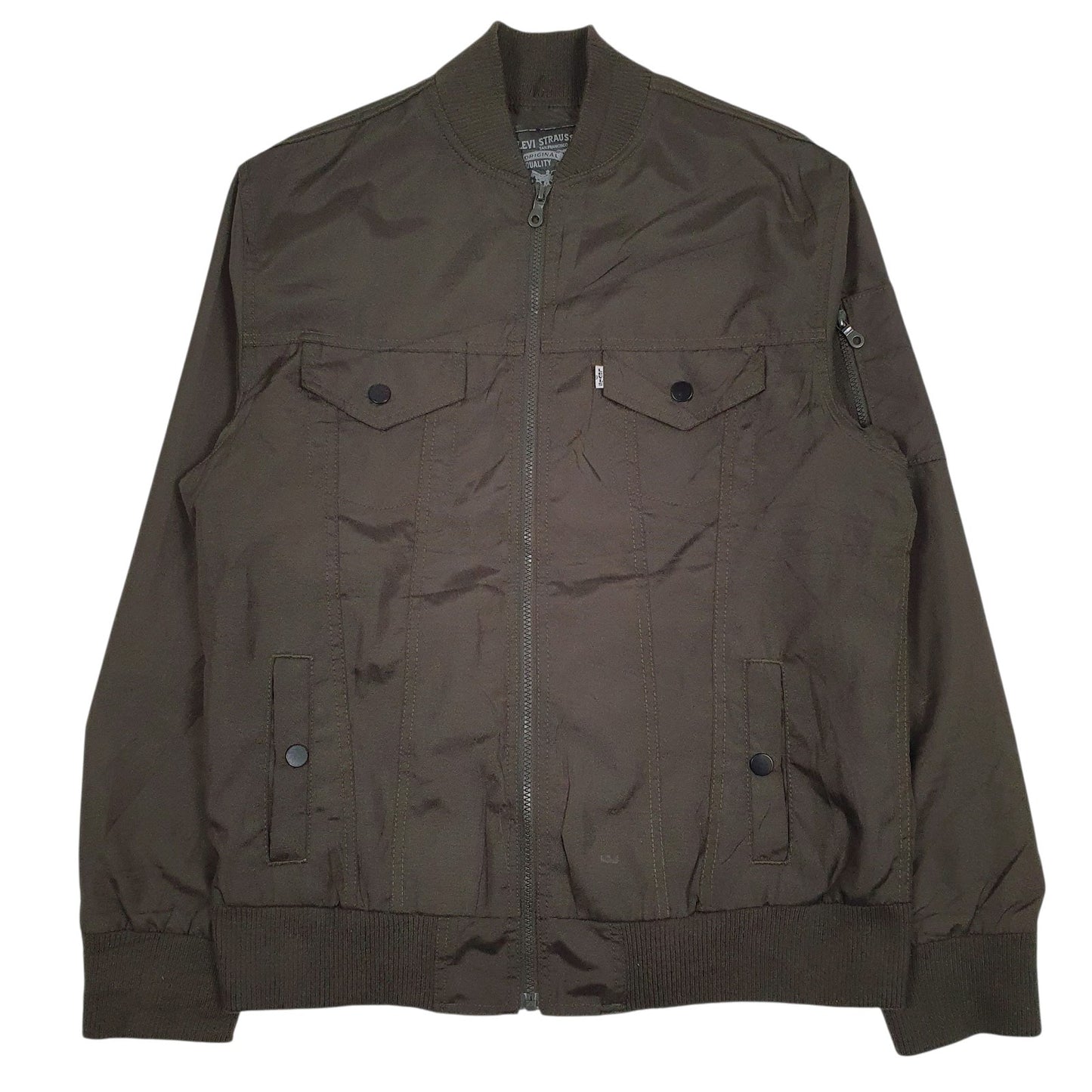 Mens Green Levis   Coat
