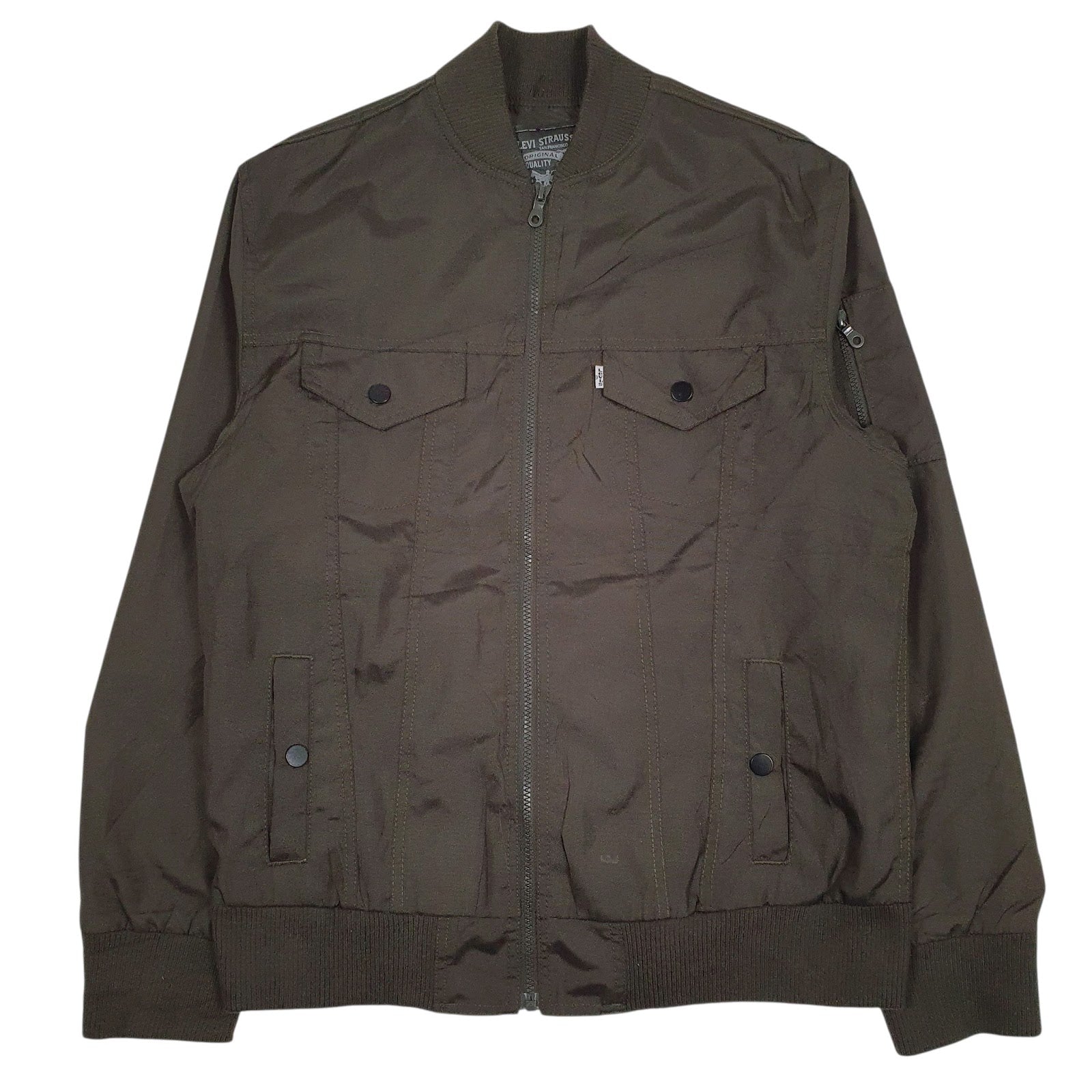 Mens Green Levis   Coat