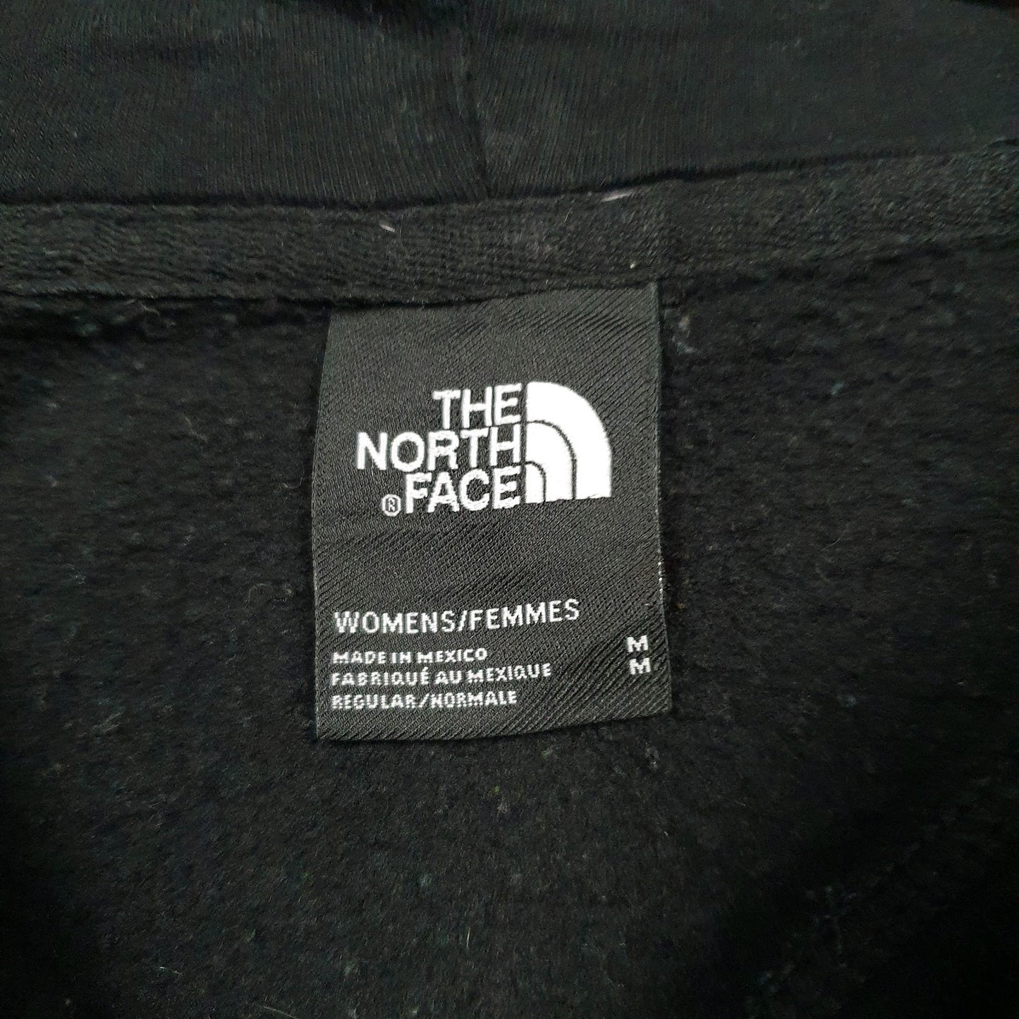 Womens Black The North Face Spellout Hoodie Jumper