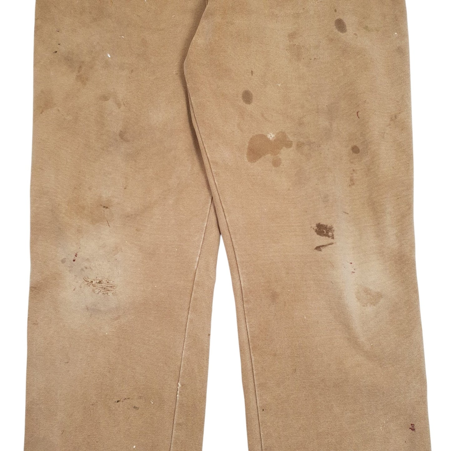 Mens Brown Dickies Workwear Crewneck Jeans
