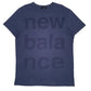 Mens Navy New Balance  Short Sleeve T Shirt