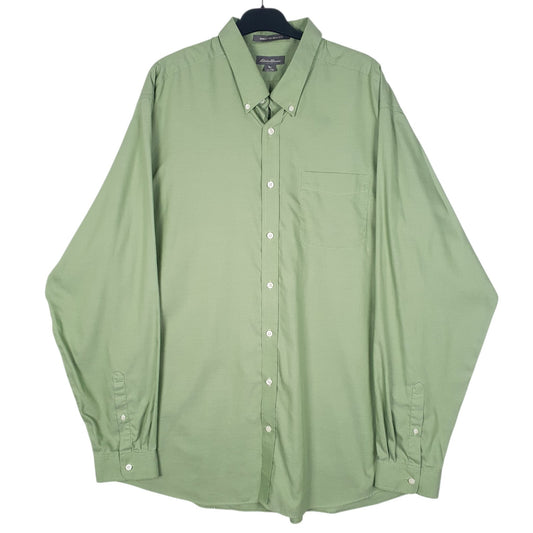 Mens Green Eddie Bauer  Long Sleeve Shirt