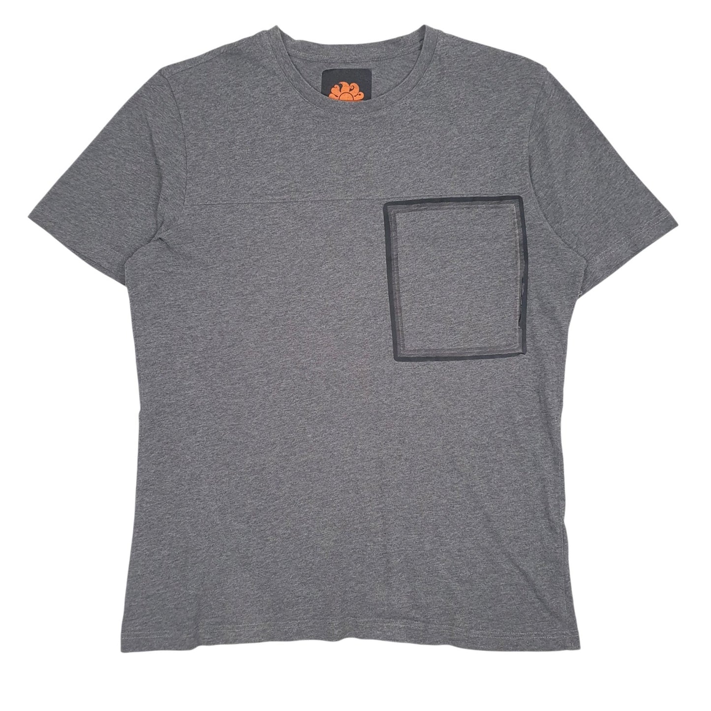 Mens Grey Sundek  Short Sleeve T Shirt