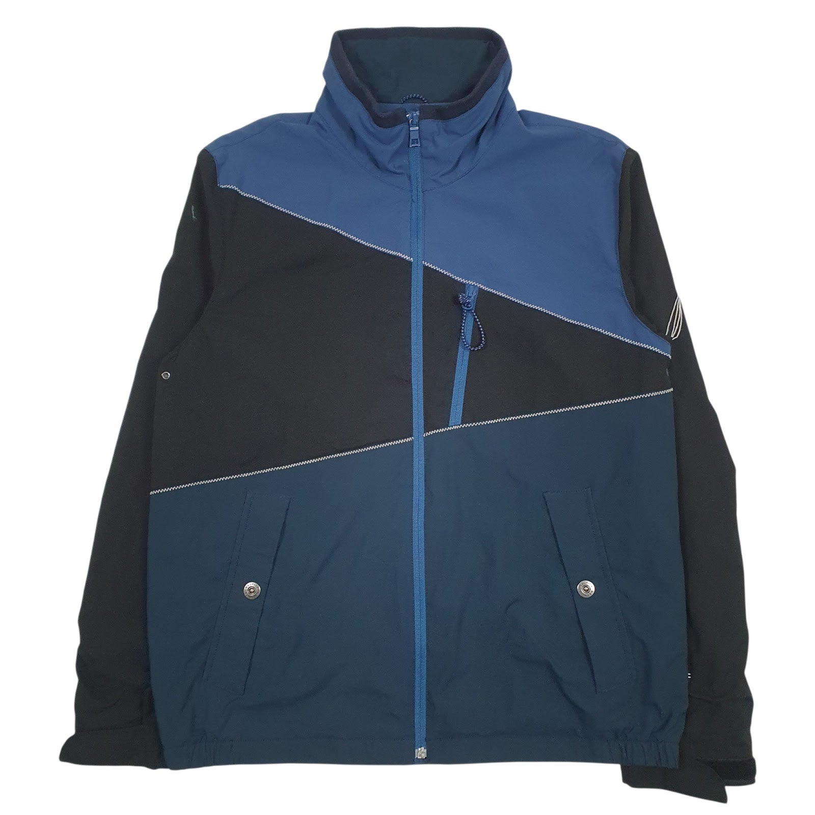 Mens Blue Nautica  Crewneck Coat