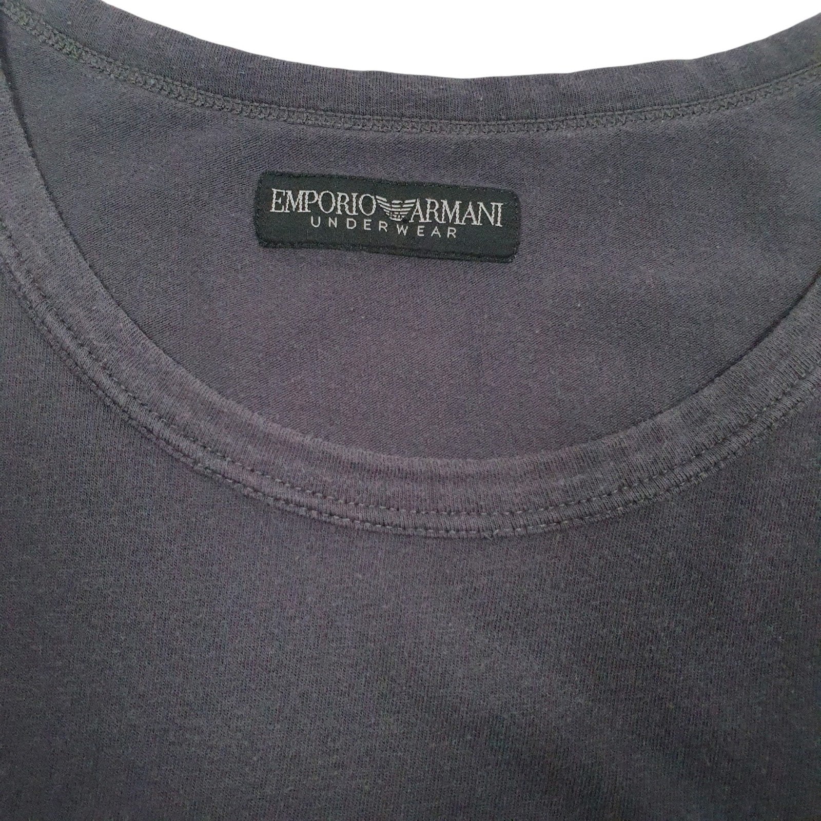 Mens Grey Emporio Armani   T Shirt