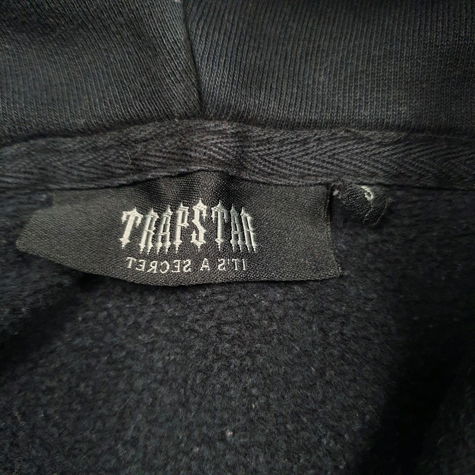 Mens Black Trap Star  Hoodie Jumper