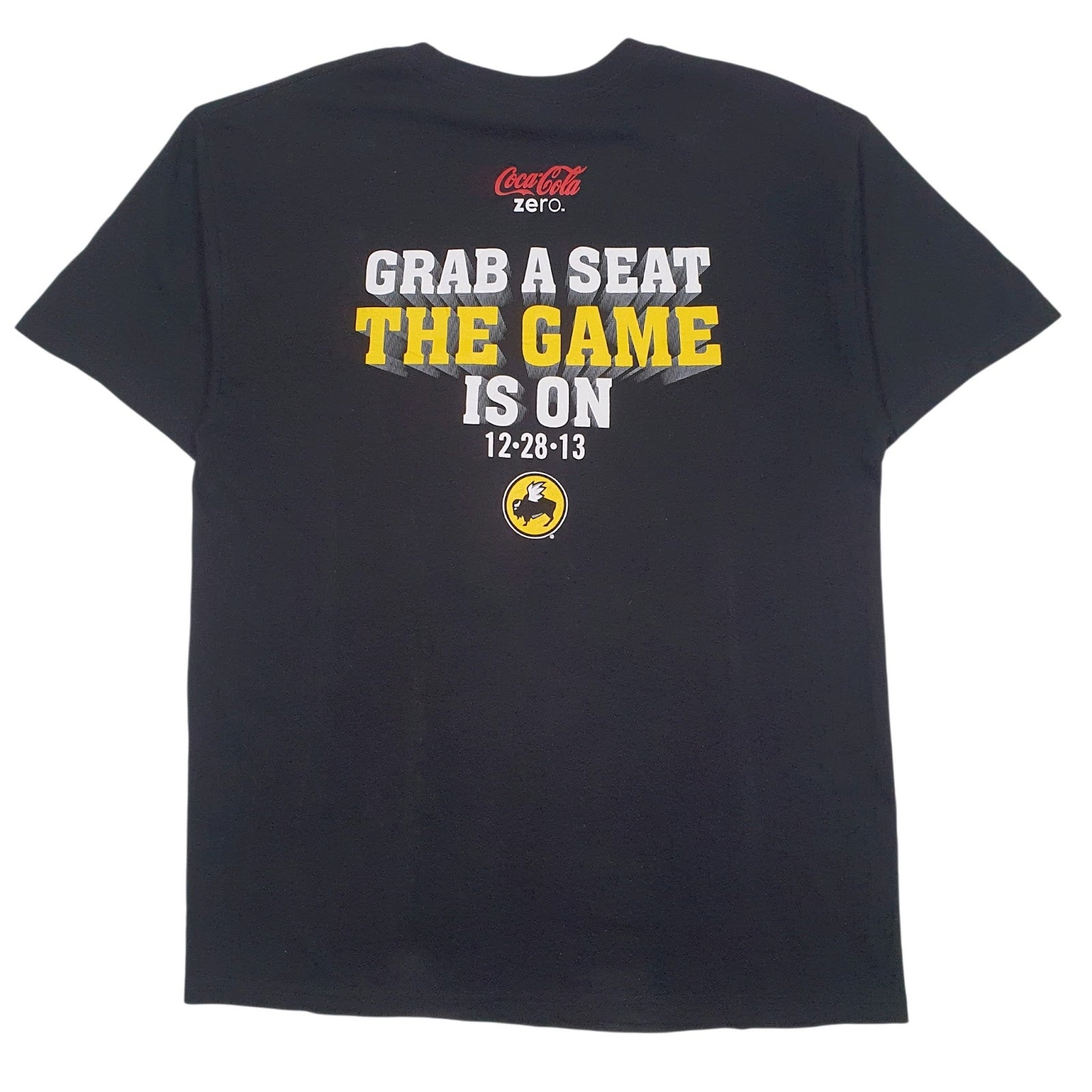Mens Black Al Style Buffalo Wild Wings Bowl  T Shirt