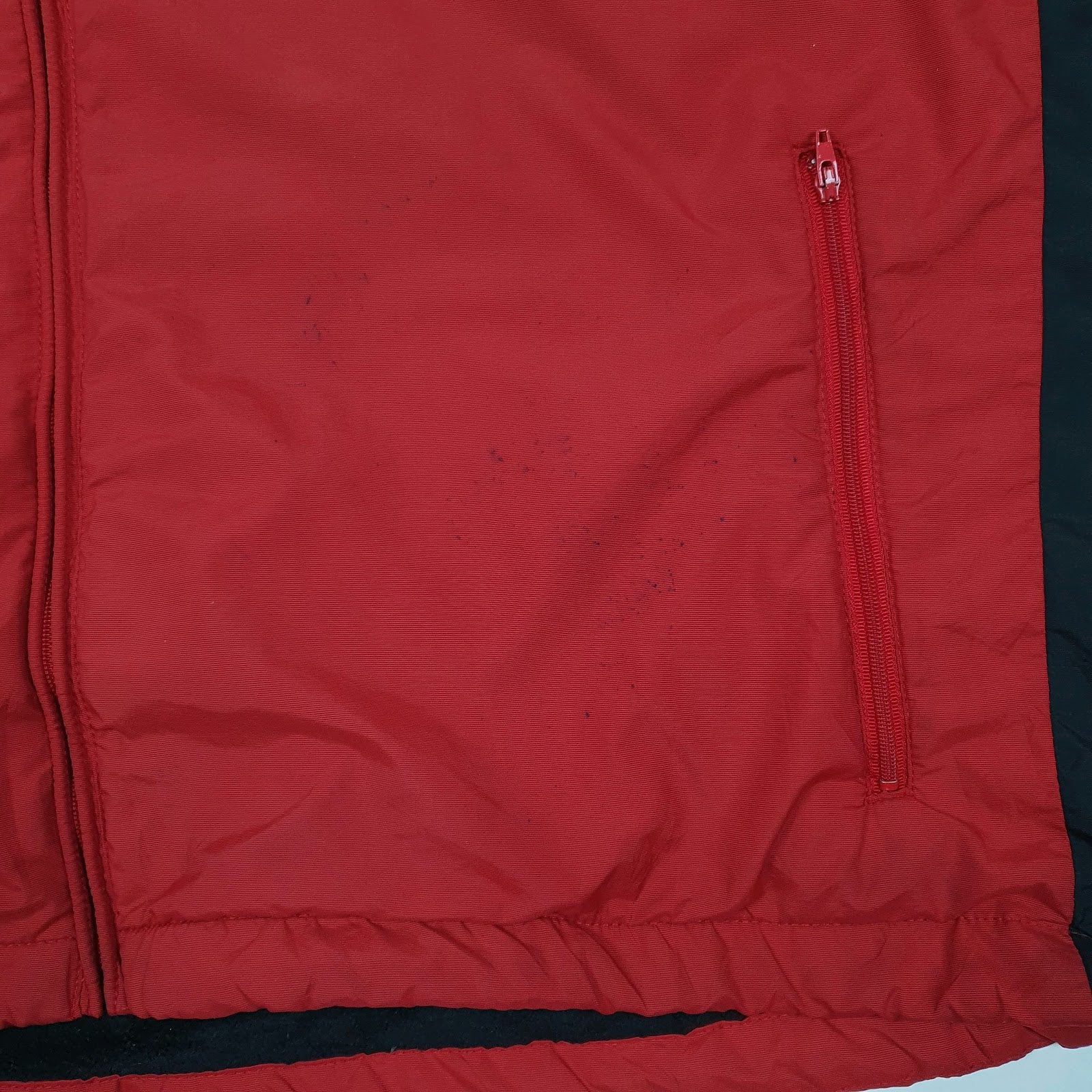 Mens Red Nike Vintage 00s Windbreaker  Coat