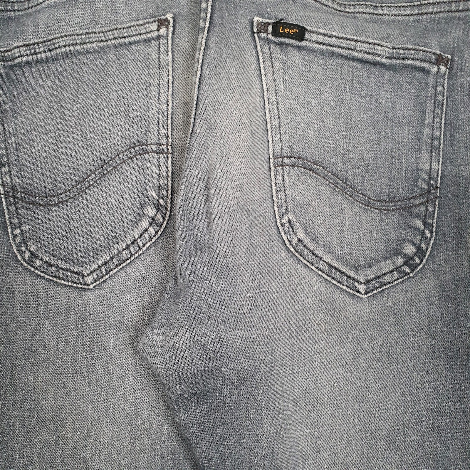 Mens Grey Lee   Jeans