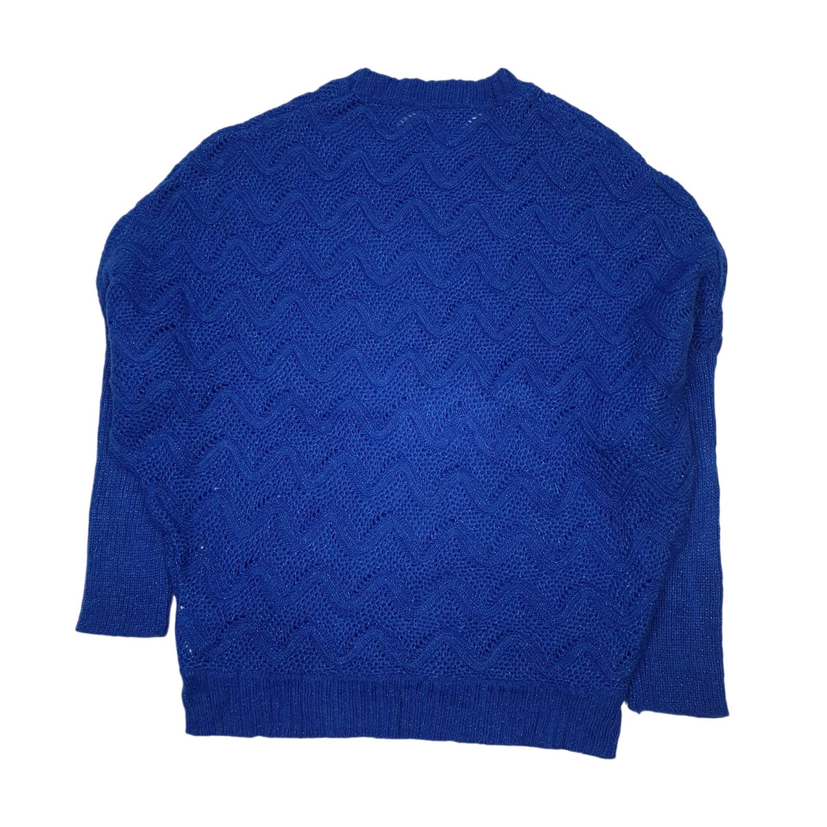 Womens Blue Unbranded Knit Crewneck Jumper