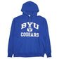 Mens Blue Champion BYU Cougars Hoodie Jumper