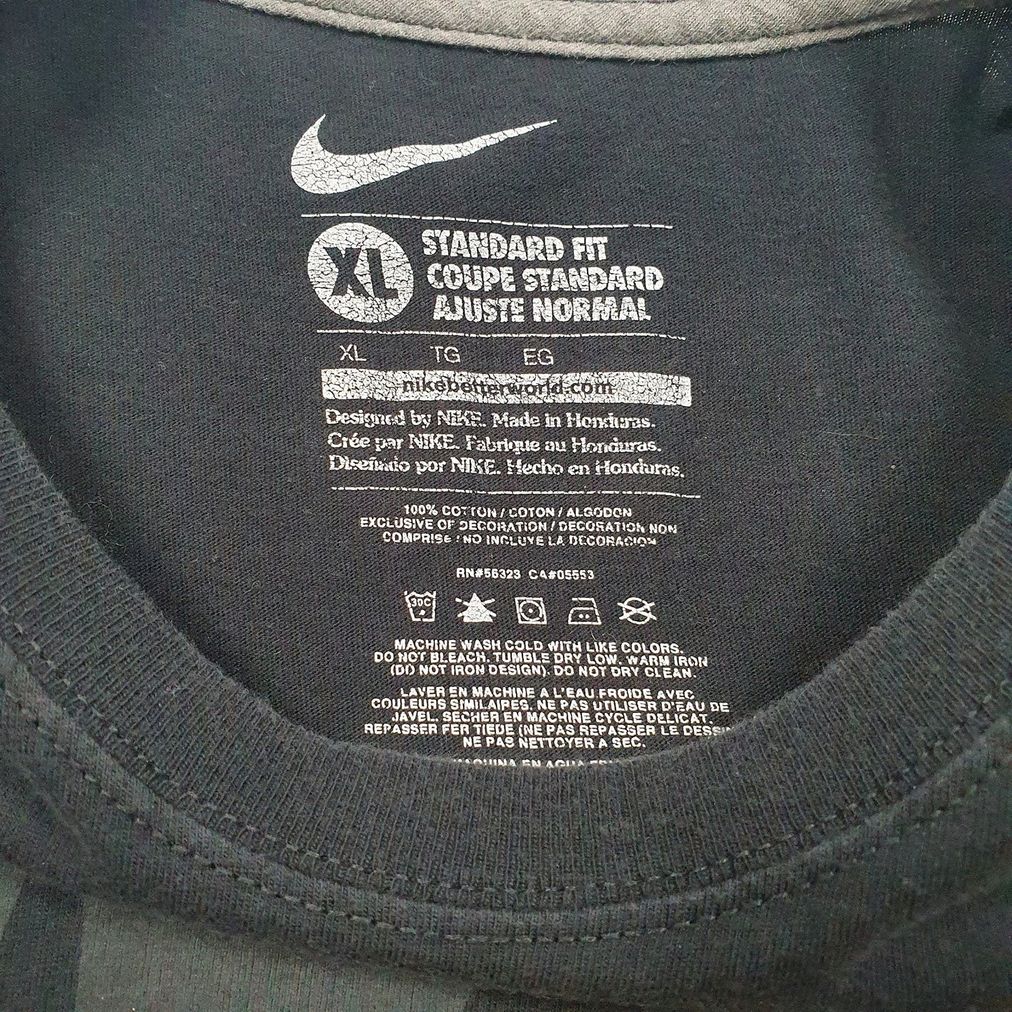 Mens Black Nike   T Shirt