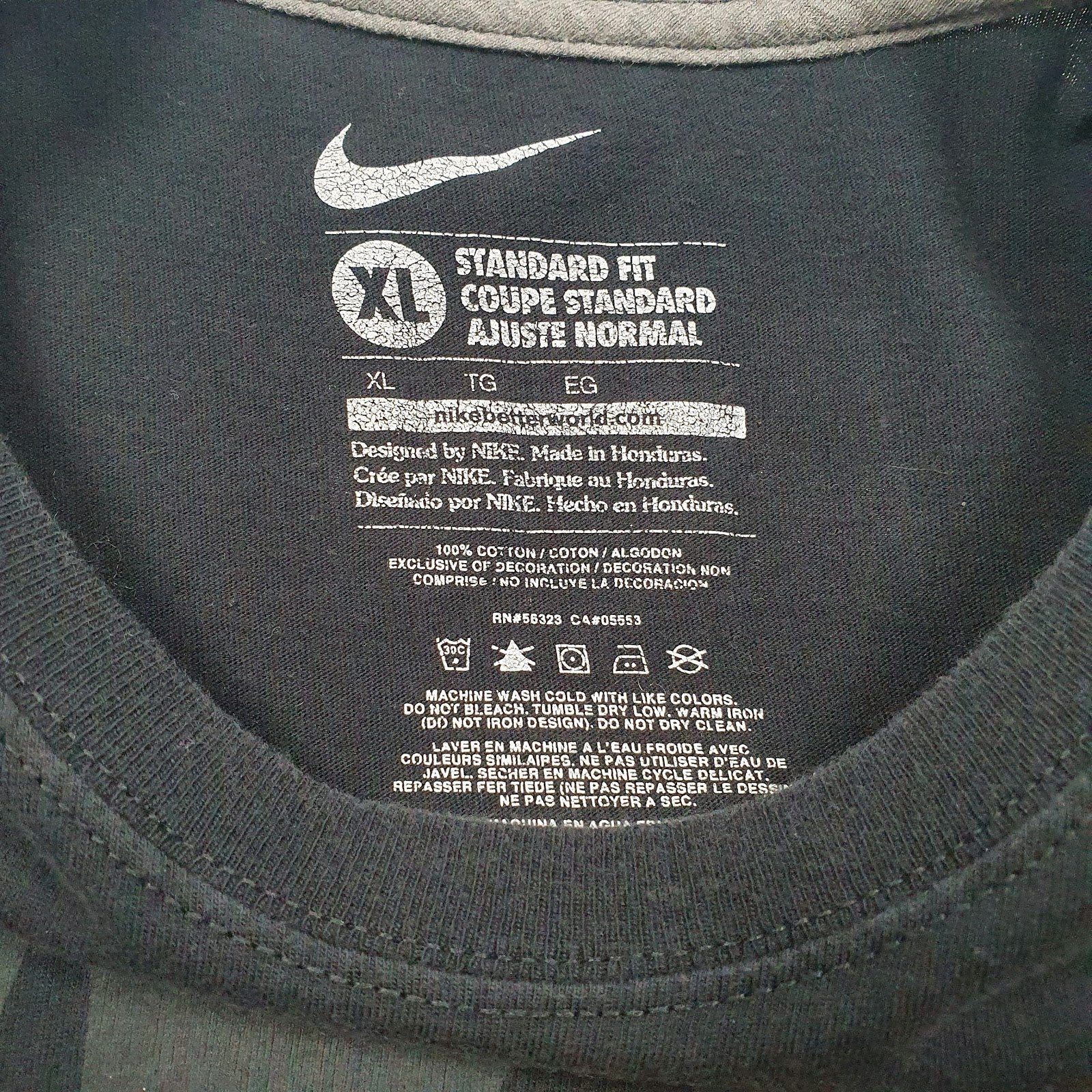 Mens Black Nike   T Shirt