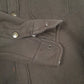 Mens Brown Lee Fleece Lined Quarter Zip Coat