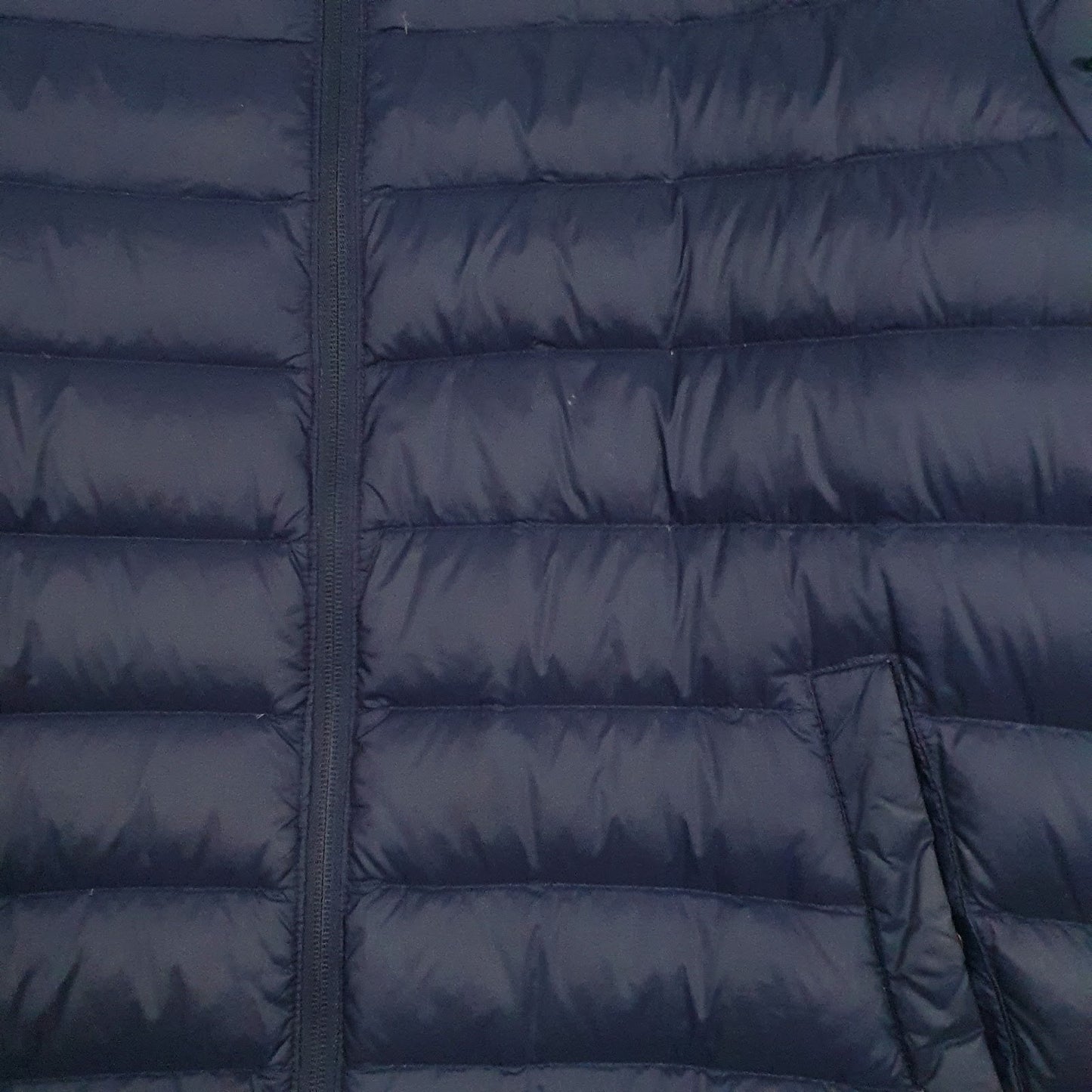 Womens Navy Lands End   Coat