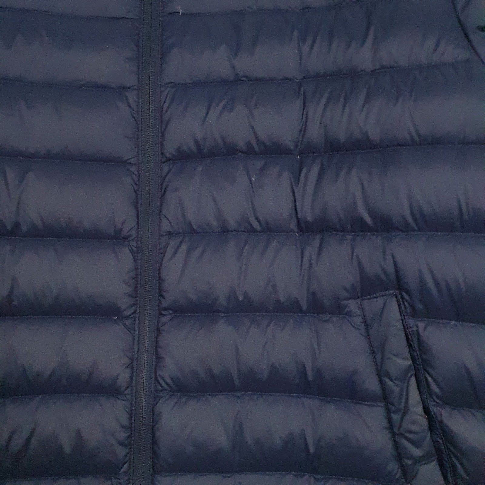 Womens Navy Lands End   Coat