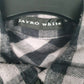 Mens Grey Jayro White Flannel  Shirt