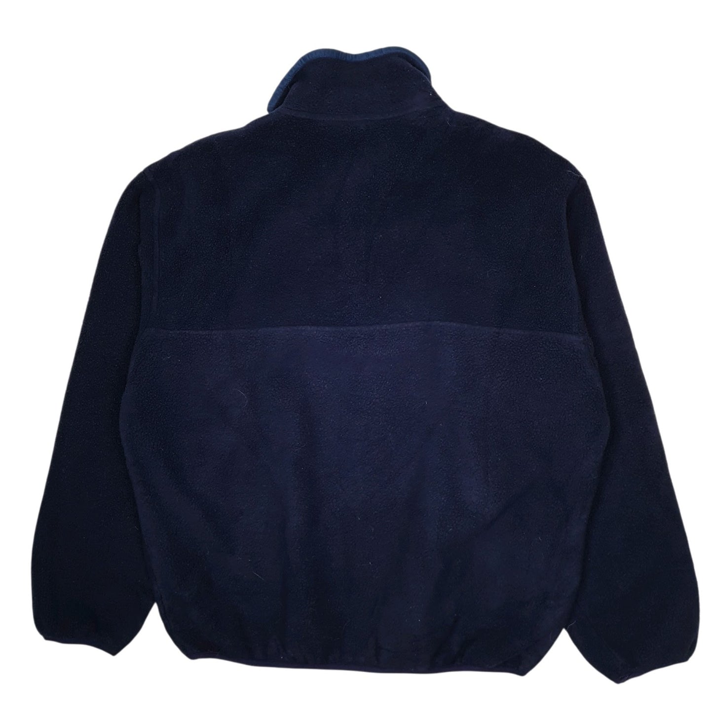 Mens Navy Patagonia Synchilla Vintage 90s Made In USA Quarter Zip Jumper
