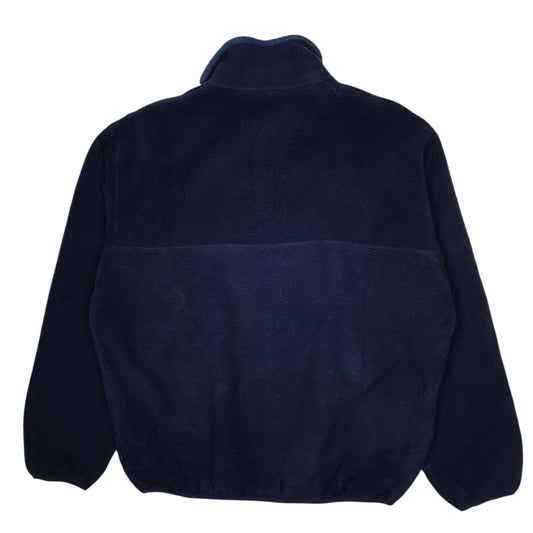 Mens Navy Patagonia Synchilla Vintage 90s Made In USA Quarter Zip Jumper