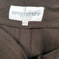 Womens Brown Sportstaff Vintage Pleated  Trousers