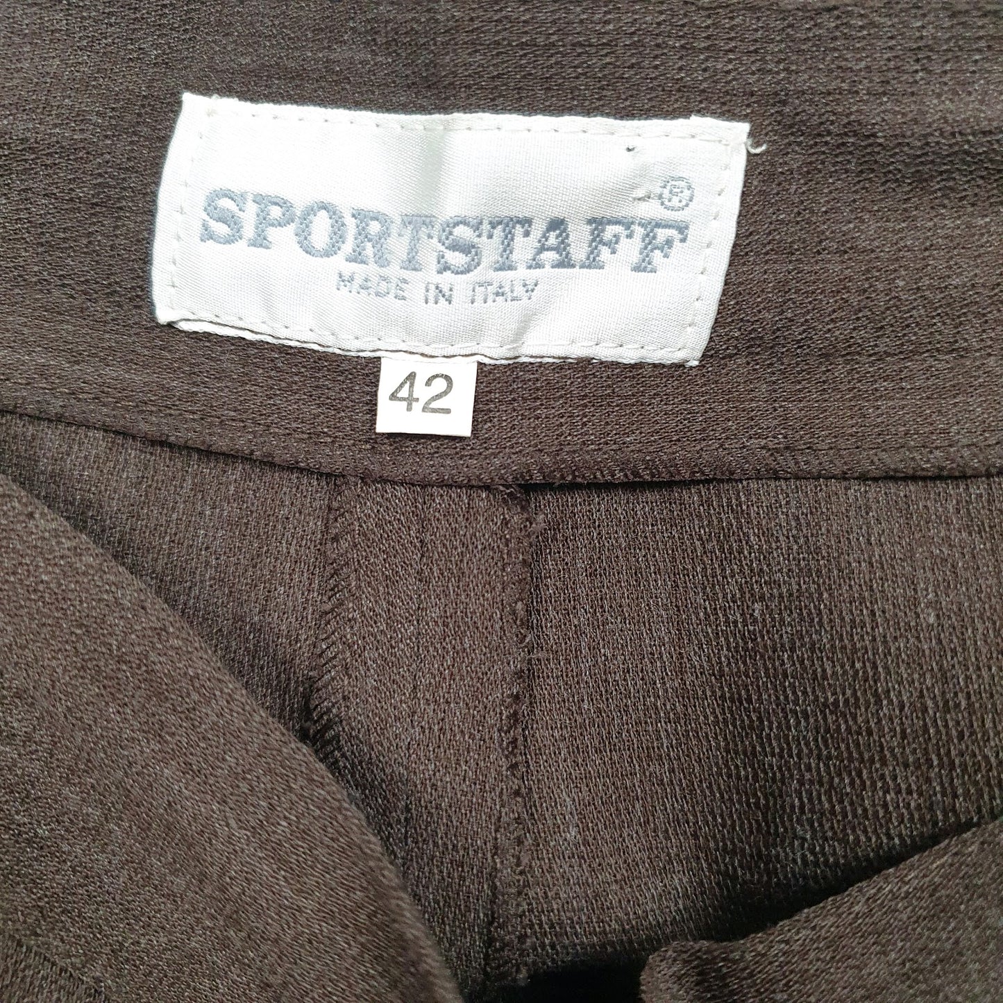 Womens Brown Sportstaff Vintage Pleated  Trousers