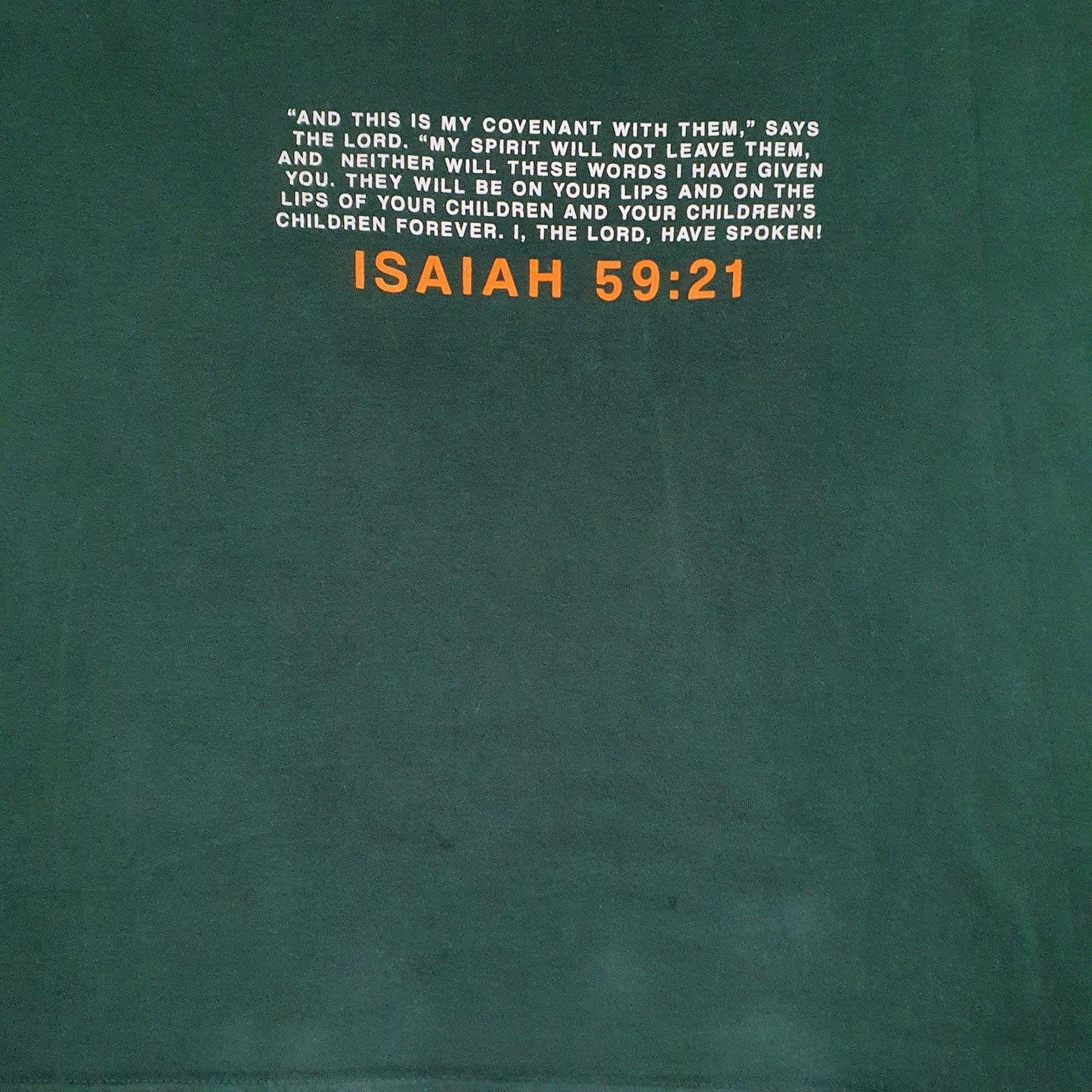 Mens Green Hanes Chicago  T Shirt