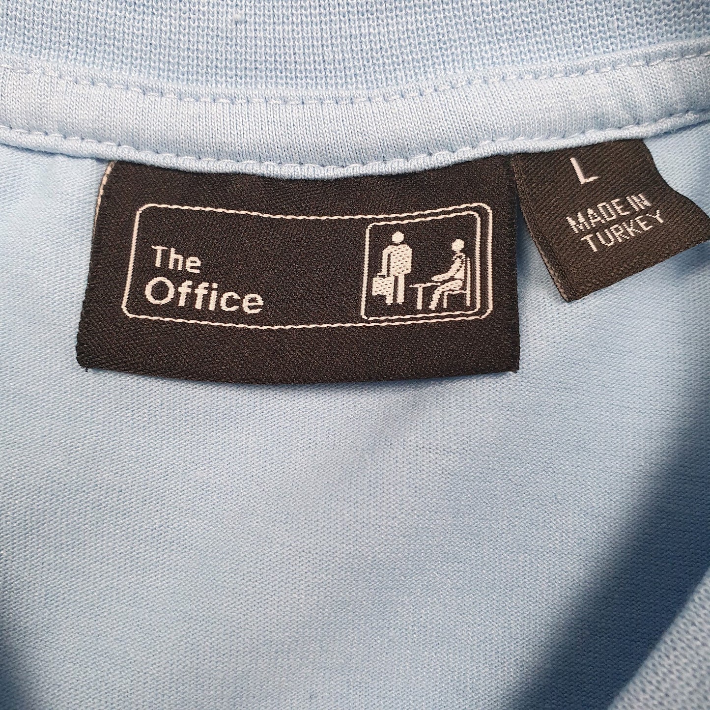 Mens Blue The Office   T Shirt