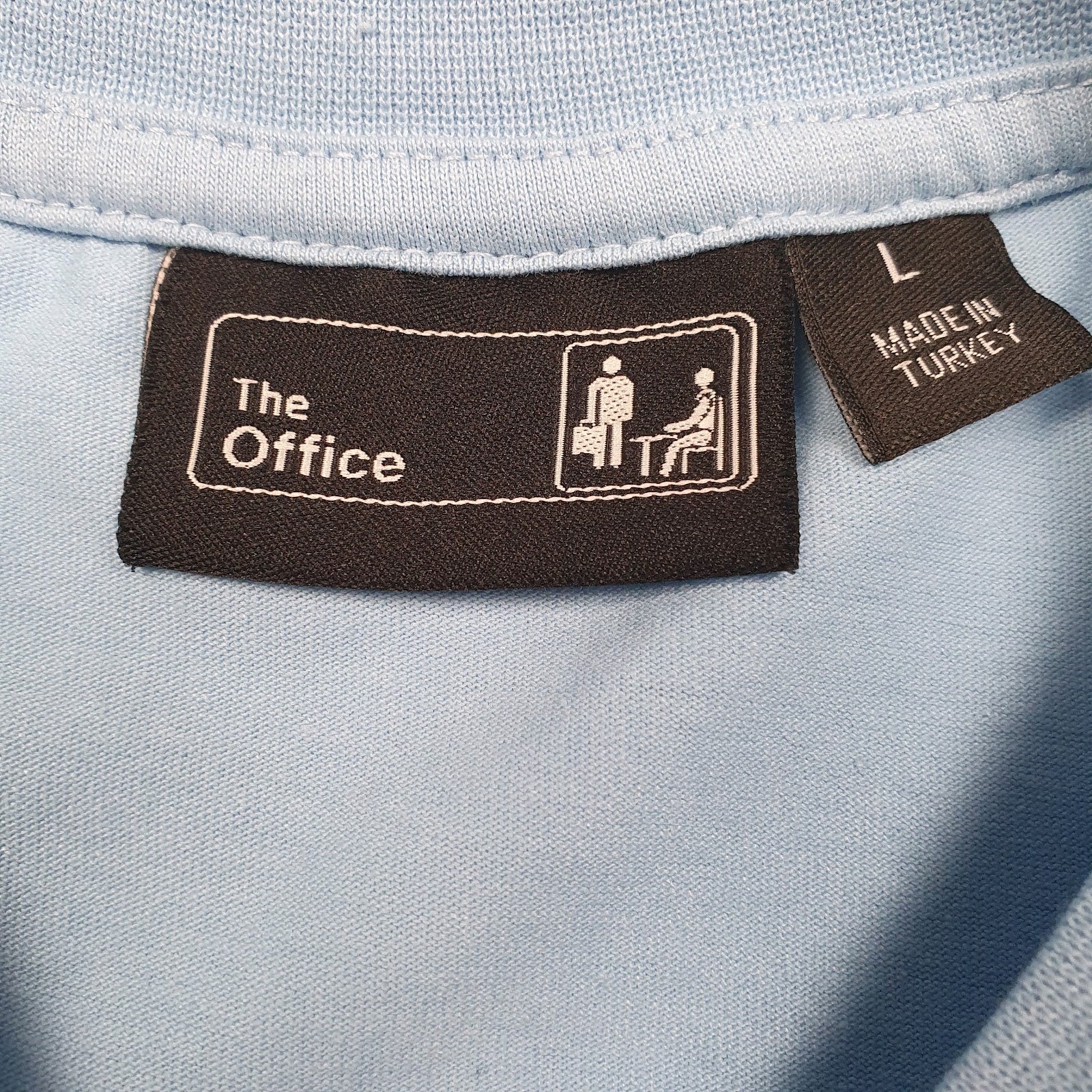 Mens Blue The Office   T Shirt