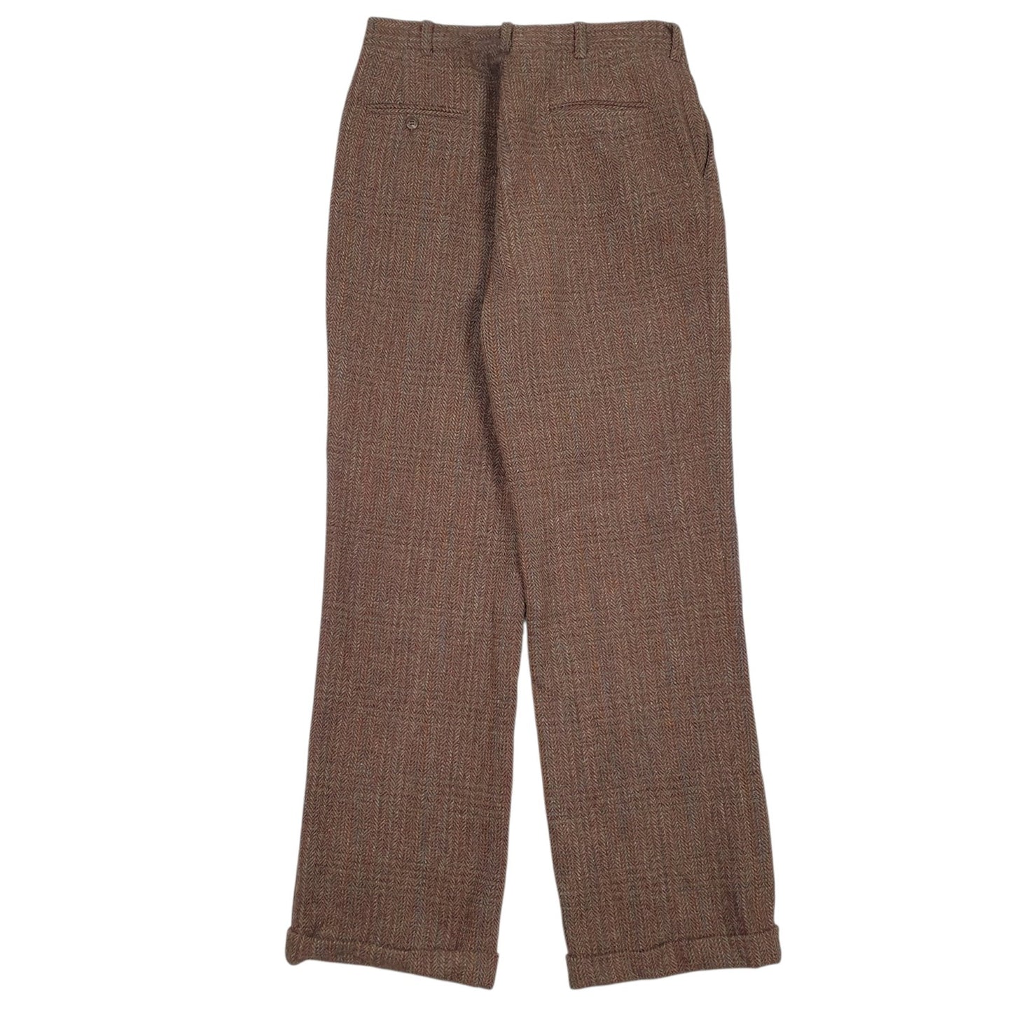 Mens Brown Polo Ralph Lauren Pleated  Trousers