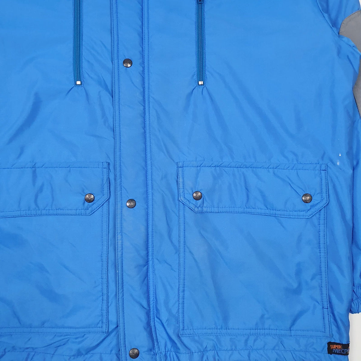 Mens Blue Brugi Vintage  Coat