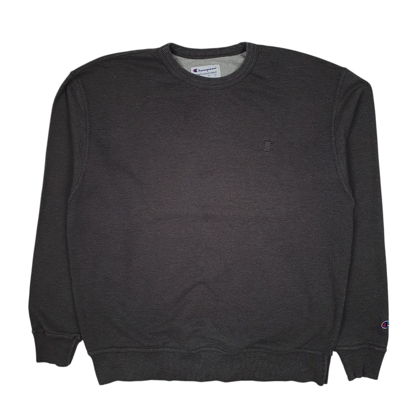 Mens Grey Champion  Crewneck Jumper