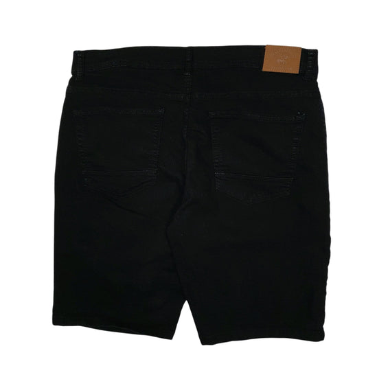 Mens Black Beverly Hills Polo Club Stretch  Shorts