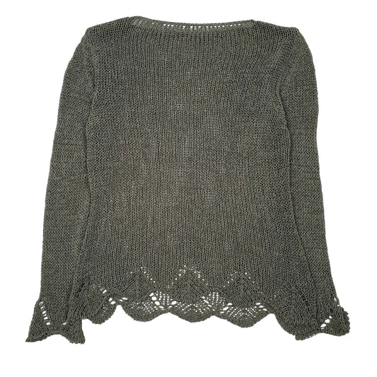 Womens Green Unbranded Knit Crewneck Jumper