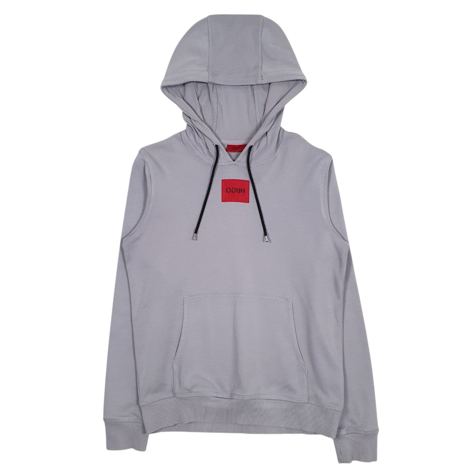 Mens Grey Hugo Boss  Hoodie Jumper