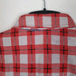 Mens Red Unbranded Western Plaid Vintage 90s  Shirt