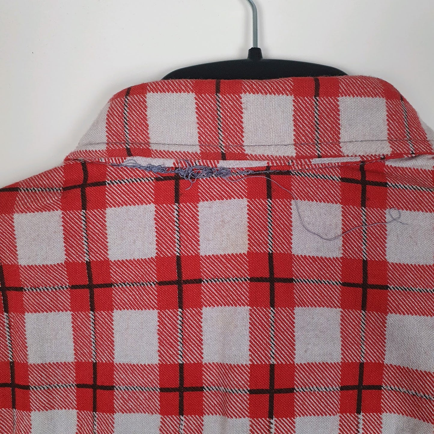 Mens Red Unbranded Western Plaid Vintage 90s  Shirt